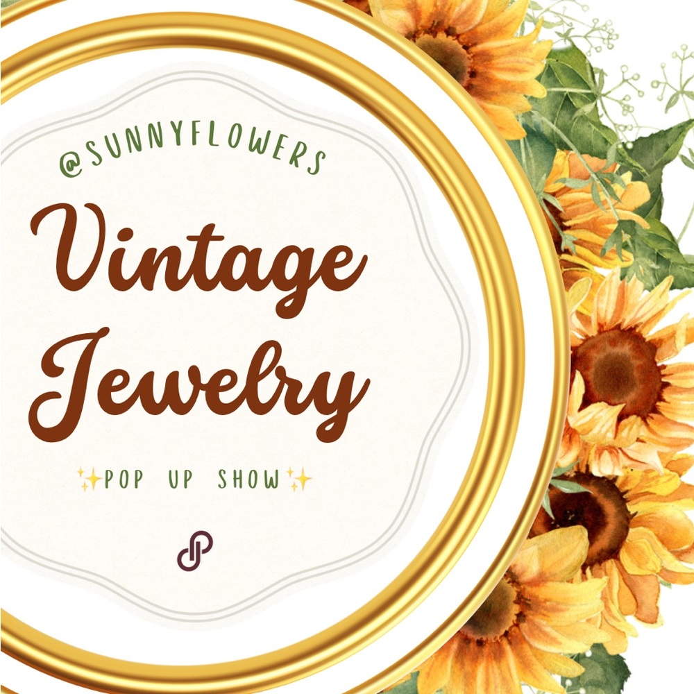 Live Show VINTAGE JEWELRY Pop Up Notification Listing